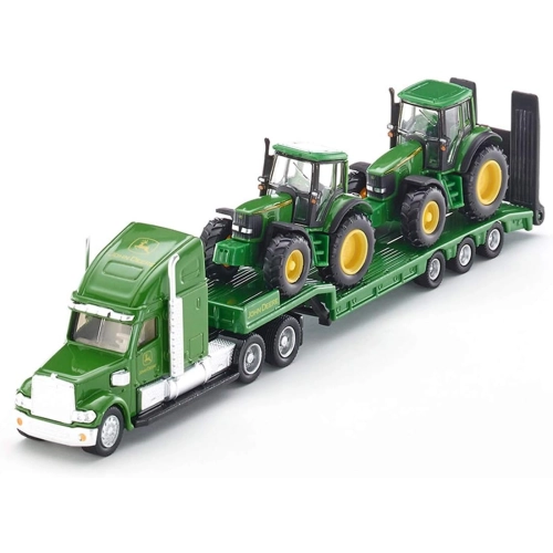 Ciężarówka z naczepą + 2 traktory model metalowy SIKU S1837